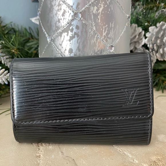 Louis Vuitton Black Epi Leather Key Case - Picture 1 of 6